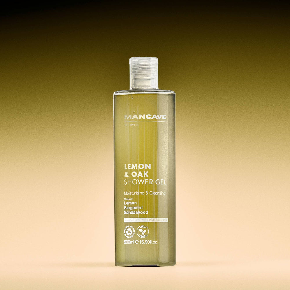 Lemon & Oak Shower Gel 500ml, ManCave men's gift