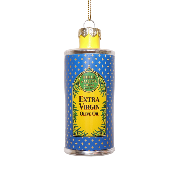 Olive Oil Bottle Glass Decoration