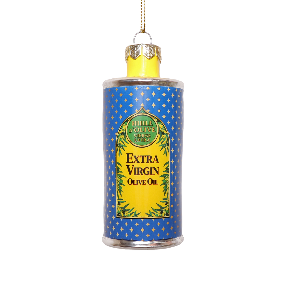 Olive Oil Bottle Glass Decoration