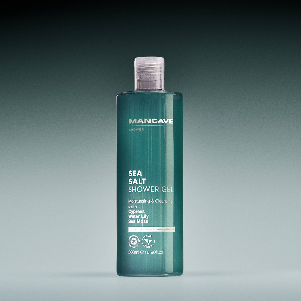 Sea Salt Shower Gel 500ml, ManCave men's gift