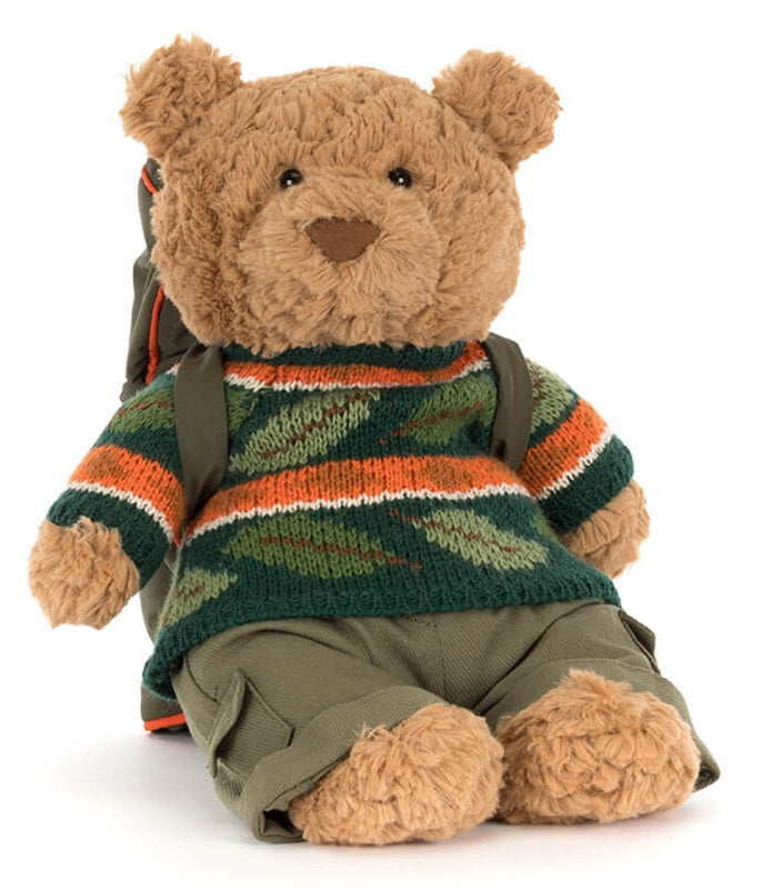 Jellycat Bartholomew Bear Hiking soft toy