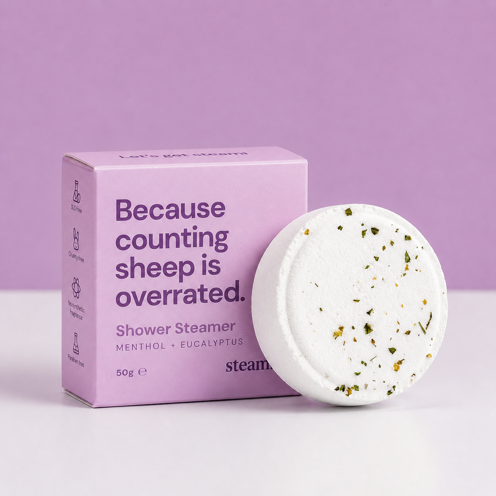Lilac Shower Steamer, eucalyptus & menthol