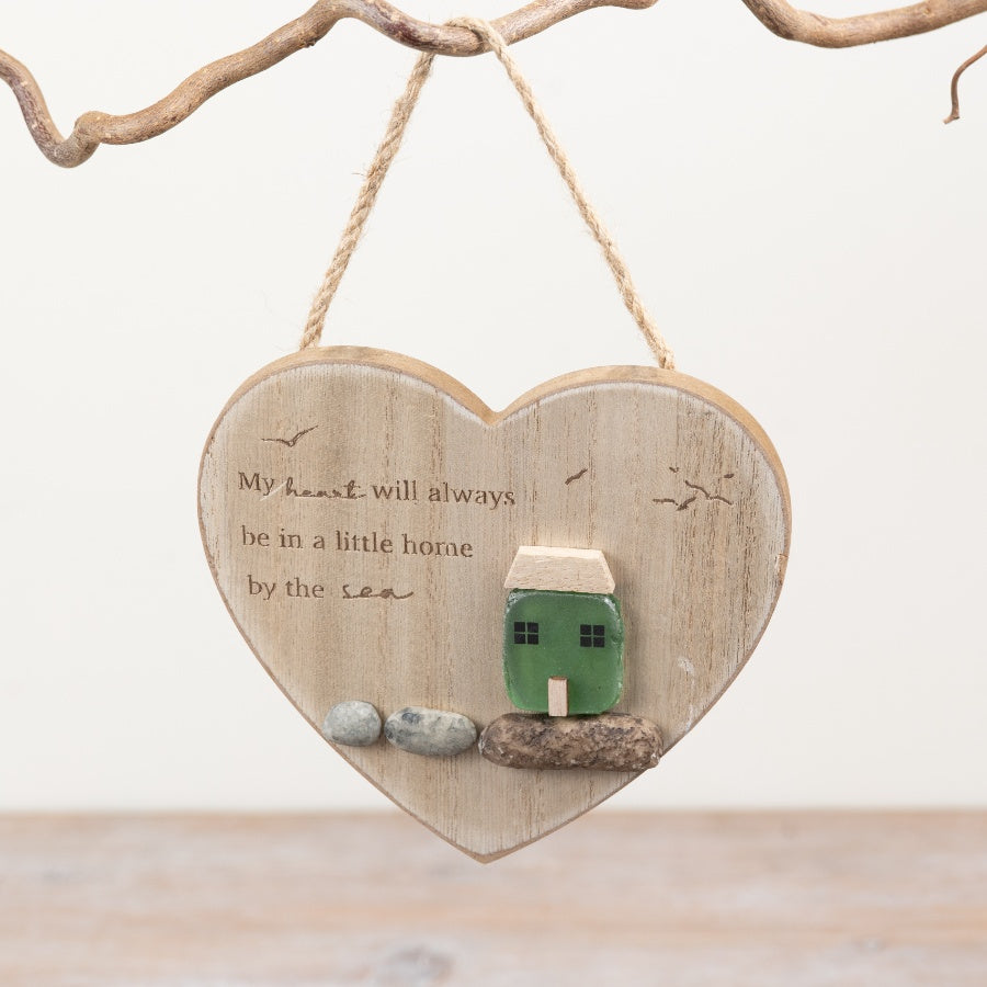 Heart-shaped hanger, 14 cm