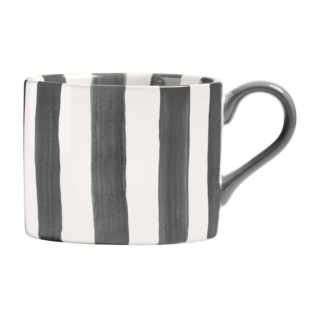 Stripes Mug Grey stoneware mug