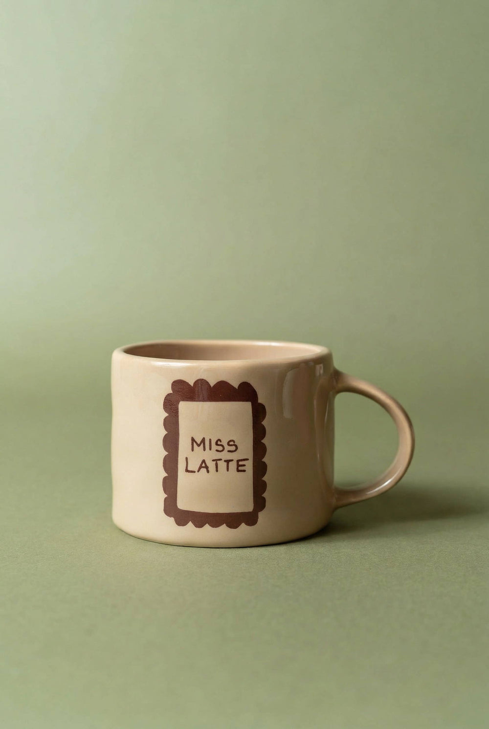Sisi 'Miss Latte' handmade ceramic mug