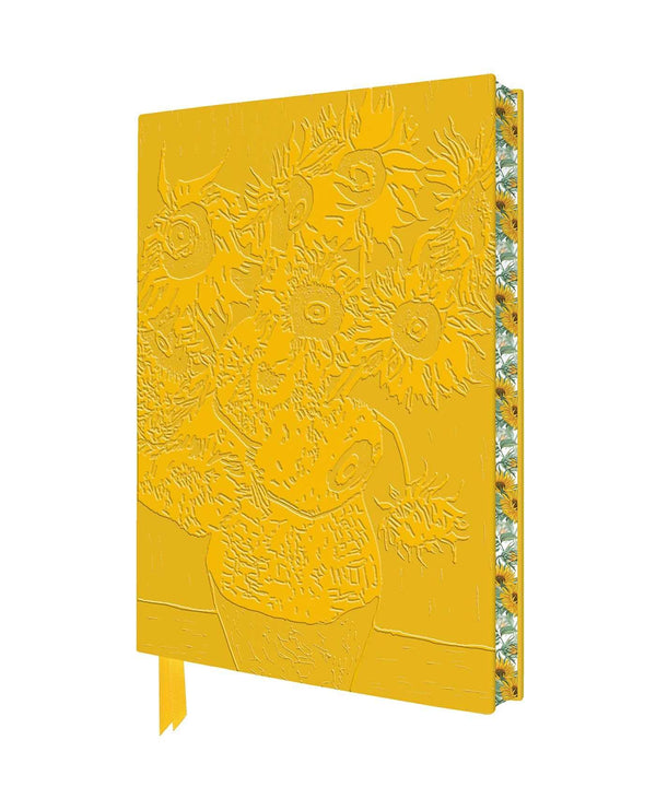 VAN GOGH SUNFLOWERS ARTISAN ART RULED A5 NOTEBOOK