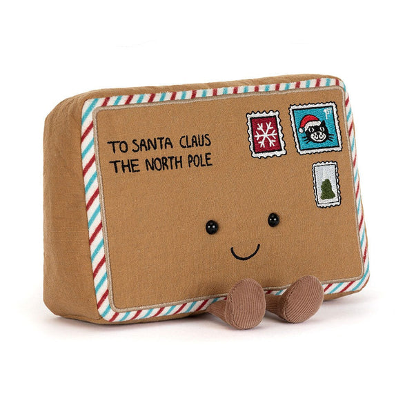 Jellycat Amuseables Letter to Santa, front view