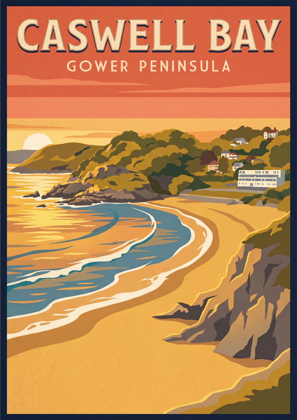 Caswell Bay – Gower Peninsula Print