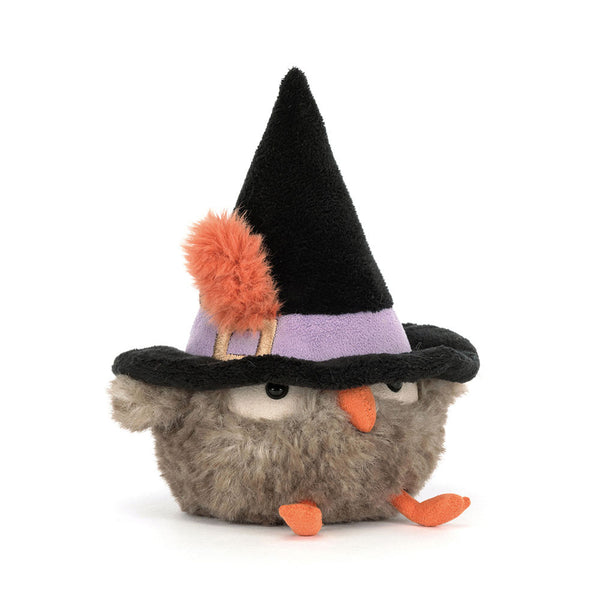 Jellycat Heccaty Hootnightly owl, front view