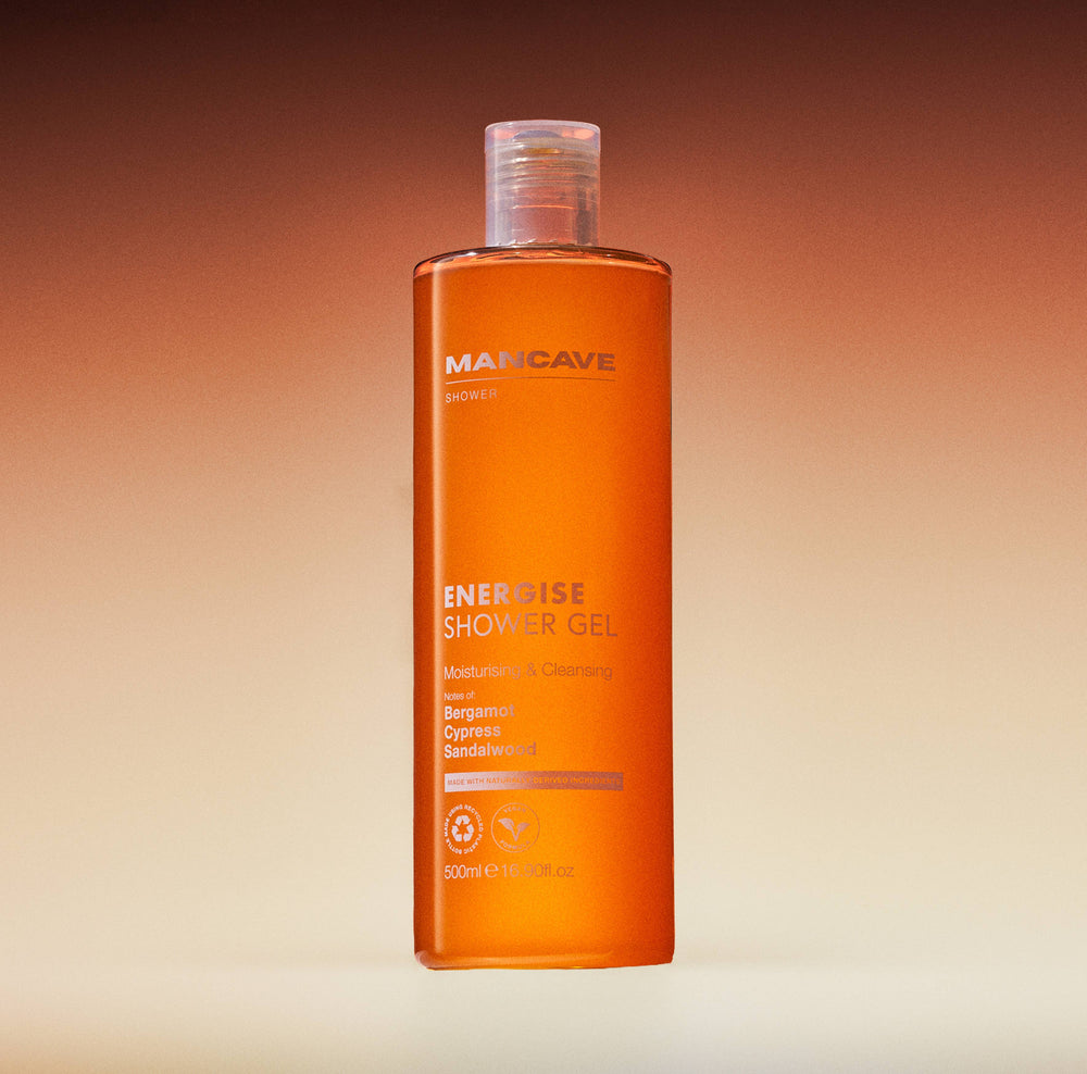 Energise Bergamot Shower Gel 500ml, ManCave men's gift