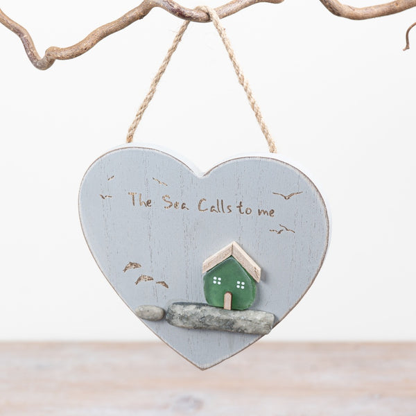 Seaside heart hanger, 15 cm