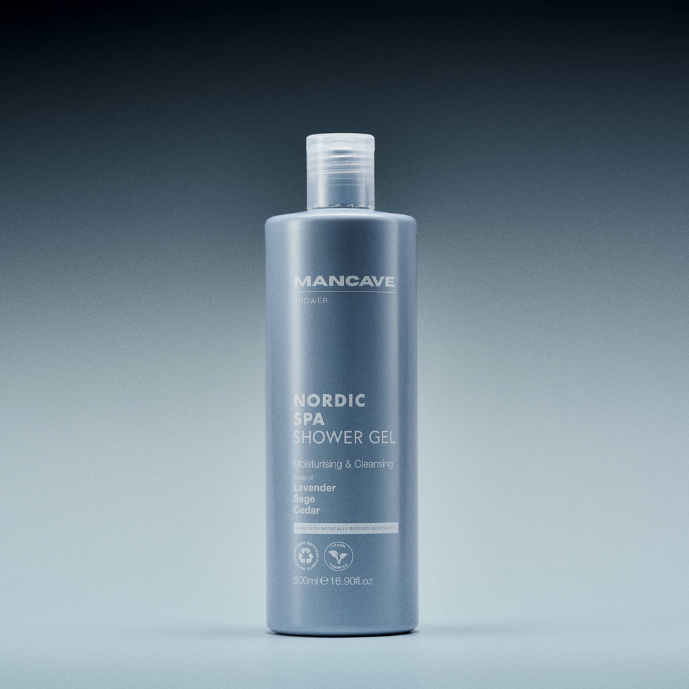 Nordic Spa Shower Gel 500ml, ManCave men's gift