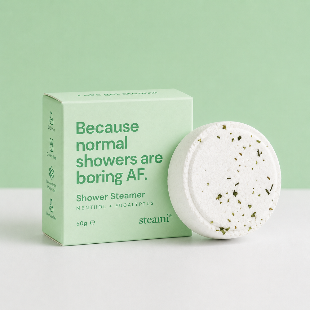 Mint Shower Steamer, eucalyptus & menthol