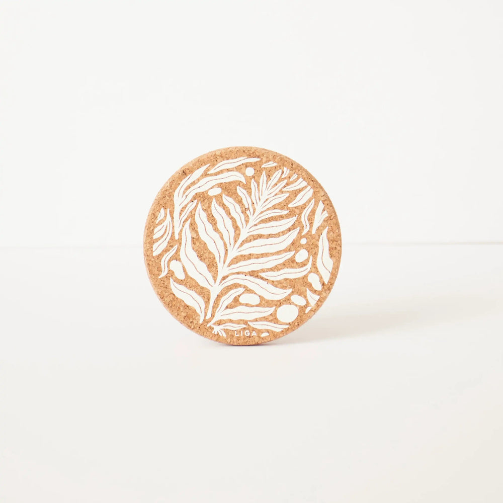 Phytophilia botanical cork coaster