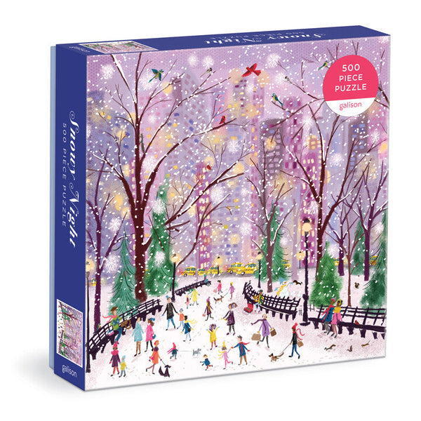 Galison Snowy Night 500 piece jigsaw puzzle