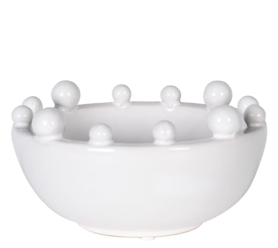 White Trinket Bobble Bowl